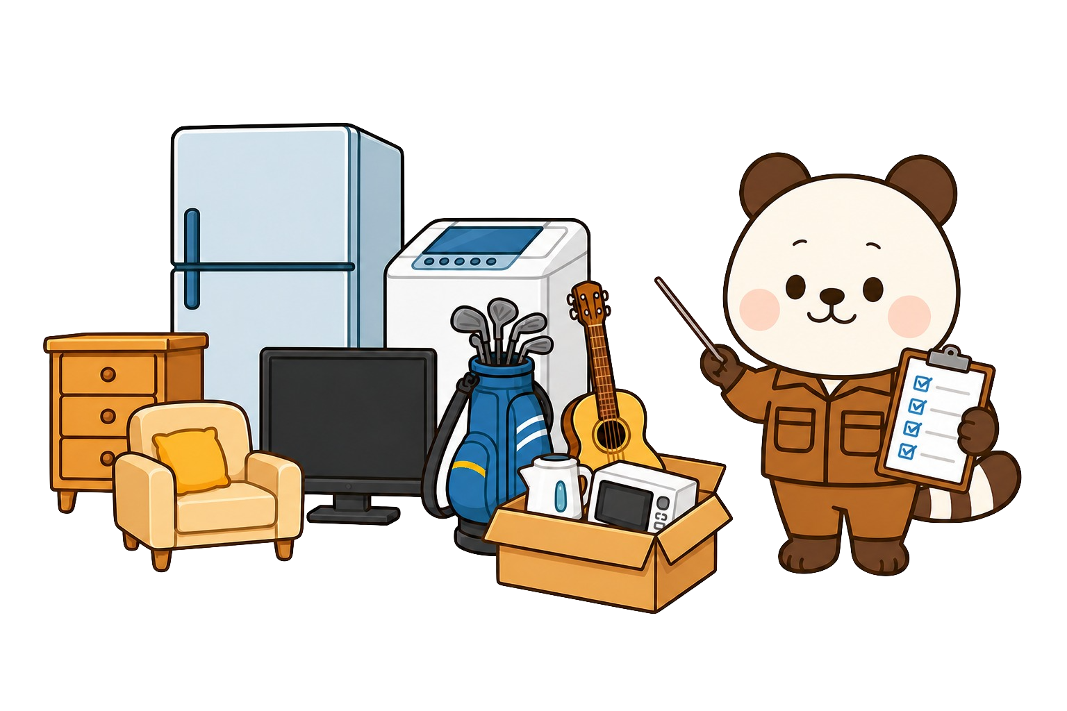 横浜市で回収できる不用品のイメージ